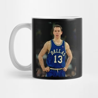 Steve Nash - Playing For The Dallas Mavericks Mug